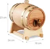Relaxdays sud na pálenku, 1,25 l, dubové dřevo, dřevěný sud Náhled obrázku produktu 4