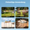 Skládací kempingový stůl Wiltec 80x60cm s bílou deskou z Náhled obrázku produktu 8