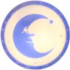 Deckenleuchte, Glas, Mond Sterne, blau, weiß, 30 cm Produktbild-Vorschau 8