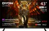 A television screen displaying a leopard and marketing text. Produktbild-Vorschau