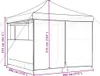 vidaXL Partytent, inklapbaar, pop-up model, met 4 Productafbeelding-voorbeeld 8