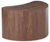 BELIANI Couchtisch Dunkelbraun MDF Holzoptik Asymmetrisch Produktbild-Vorschau 6