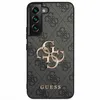 A smartphone case with a repeating Guess logo pattern and a prominent Guess logo in the center. Produktbild-Vorschau
