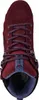 A top-down view of a burgundy lace-up boot. Produktbild-Vorschau