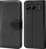 A black flip case for a smartphone, shown from the front and back. Náhled obrázku produktu
