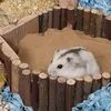 Meerschweinchen Holzleiter Brücke Kaninchen Versteck Haus Produktbild-Vorschau 4