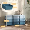 HOMCOM Dětská komoda s úložnými boxy, 9 polic, dětský Náhled obrázku produktu 3