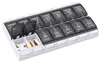 WELLGRO Tablettenbox für 7 Tage - Pillendose je 2 Fächer Produktbild-Vorschau 3