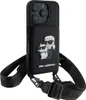 Karl Lagerfeld Saffiano Crossbody Strap Karl E Choupette Anteprima dell’immagine prodotto 1