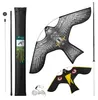 VOUNOT® 2er Set Vogelschreck Falke Drachen mit 4m Produktbild-Vorschau 1