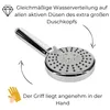 Duschkopf 3 Funktion Duschbrause Handbrause Wassersparender Produktbild-Vorschau 5