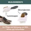 Schuhbürsten Set 8tlg – XXL Schuhputzset für Glatt-, Wild- Produktbild-Vorschau 6