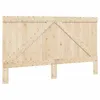 The Living Store Massivholzbett mit Kopfteil 200x200 cm Produktbild-Vorschau 6