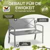CASARIA® Gartenbank Sitzbank Wetterfest Kunststoff 320kg Produktbild-Vorschau 4