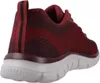 A side view of a burgundy athletic shoe with a white sole. Produktbild-Vorschau