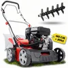 A lawn scarifier and aerator with an additional scarifier roller shown separately. Produktbild-Vorschau