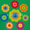 Spreadshirt 70er Jahre Hippie Flower Power Kostüm Blumen Produktbild-Vorschau 2