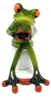 Formano simpatiche rane Figurina rana sul water Poly 13 cm Anteprima dell’immagine prodotto 4