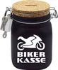Spardose Geld Geschenk Ideen Biker Kasse Schwarz Größe L 1 Produktbild-Vorschau 2
