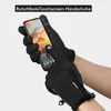 Cyklistické rukavice černé XL-2XL, termo rukavice, Náhled obrázku produktu 5