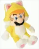 A plush toy of Mario dressed as a cat, sitting against a white background. Podgląd zdjęcia produktu