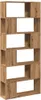 vidaXL Bücherregal/Raumteiler Artisan-Eiche 80x24x186 cm Produktbild-Vorschau 6