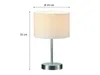 Stolní lampa HOTEL stříbrná Trio 501100101 Náhled obrázku produktu 9