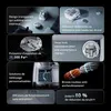 A collage of images and text highlighting the features of a robot vacuum cleaner. Anteprima dell’immagine prodotto
