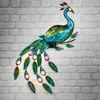 LED-Solar-Wand-Deko „Pfau“ 63 x 6 x 92cm -  11 Warmweiße Produktbild-Vorschau 2