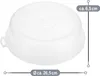com-four® 3x Mikrowellenabdeckhaube aus Kunststoff - Produktbild-Vorschau 6