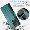 A teal-colored phone case is shown in a dynamic pose, appearing to fall onto a cracked surface, with inset images showing the phone case in black and teal. Produktbild-Vorschau