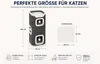 Katzenturm Kratztonne 3 Ebenen Kratzbaum 86cm hoch mit Produktbild-Vorschau 5