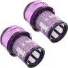 Two purple vacuum cleaner filters are shown against a white background. Produktbild-Vorschau