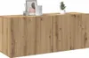 vidaXL TV nástěnná skříňka Artisan dub 100x30x41 cm Náhled obrázku produktu 4