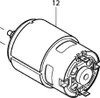 Makita 629937-8 Gleichstrom Motor 18V Für Ddf DHP453 Produktbild-Vorschau 2
