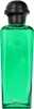 A product shot of a green glass bottle of cologne with a black cap. Náhled obrázku produktu