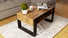 Couchtisch Eiche 90x50 Cm Retro Loft Wohnzimmertisch Produktbild-Vorschau 3