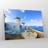 Bilder auf glas - Griechenland Insel Küste Haus - 100x70cm Produktbild-Vorschau 4