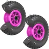2x PolyurethanRad 260x85 mm zentrierte Nabe Ø 20 mm pink Produktbild-Vorschau 1