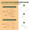 Viwares Picknick Geschirrset für 6 Personen – 33-teiliges Produktbild-Vorschau 2