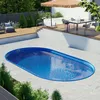 Ovalbecken 4,50 x 2,50 x 1,20 m blau, Folie 0,60 mm Produktbild-Vorschau 3