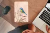 MuchoWow® Mauspad Mousepad Vogel - Blaumeise - Schilf 18x27 Produktbild-Vorschau 3