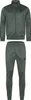 A full view of a green tracksuit, consisting of a jacket and pants, displayed against a white background. Anteprima dell’immagine prodotto