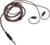 A close-up shot of a braided headphone replacement cable with a 3.5mm stereo plug and two smaller connectors. Produktbild-Vorschau