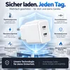 35W USB-C Schnellladegerät mit 2 USB-C Anschlüssen – Produktbild-Vorschau 3