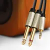 UGREEN AV126 Kabel TRS 3.5 mm do 2x TS 6.35 mm - 2m (szary) Podgląd zdjęcia produktu 11