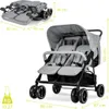Lorelli Twin Grau Duo-Kinderwagen inkl. Wickeltasche Produktbild-Vorschau 21