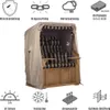 Webavita Strandkorb Schutzhülle Ripstop Beige 135 x 160/150 Produktbild-Vorschau 8