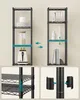SONGMICS Standregal Metall, schmal, verstellbare Ablagen, Produktbild-Vorschau 4