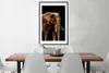 MuchoWow® MuchoWow® Gerahmtes Poster Elefant - Schwarz - Produktbild-Vorschau 4
